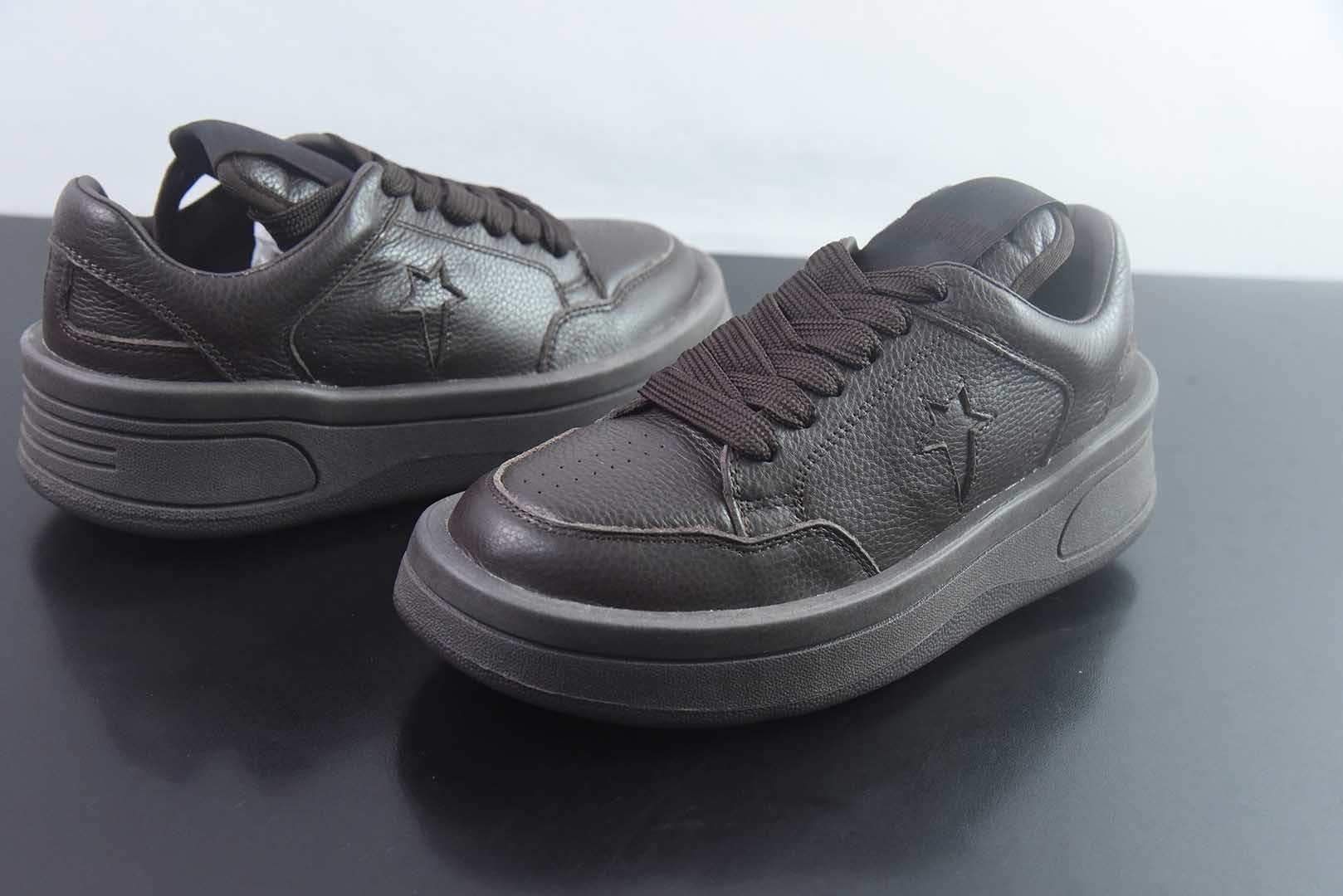 匡威 Converse Rick Owens x 联名系列 黑色 纯原版本 货号:XPS38843649 实拍细节图