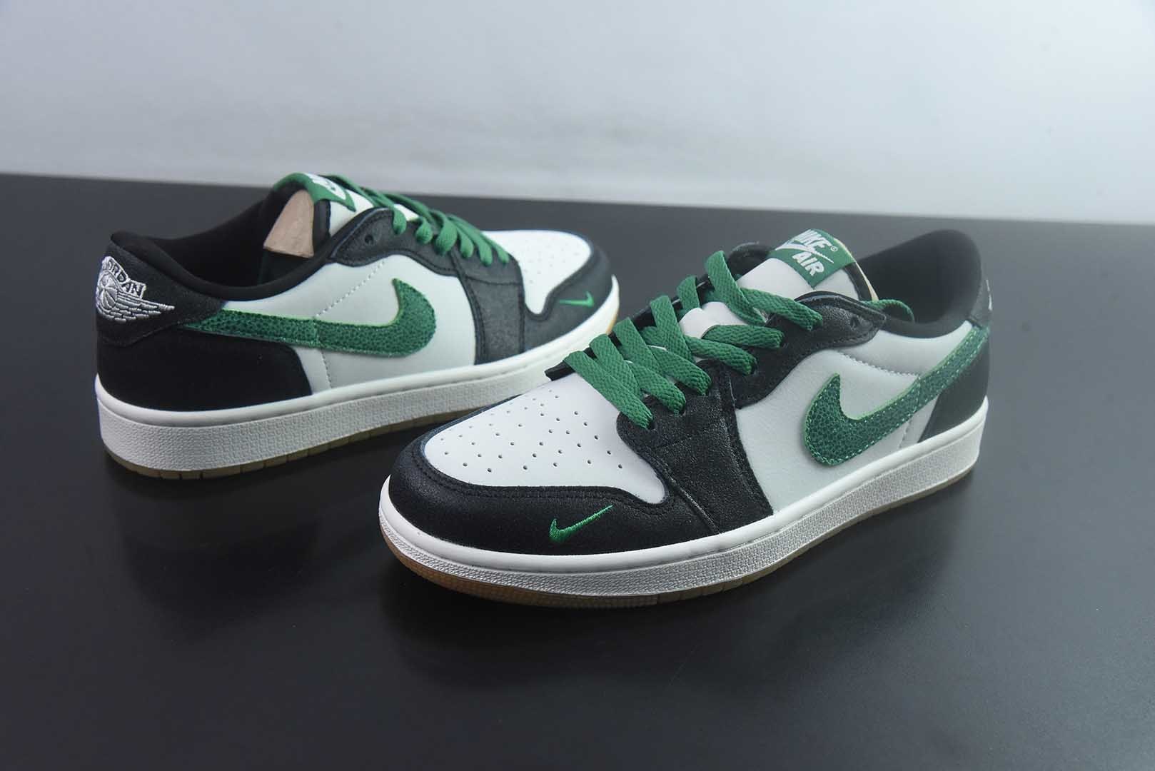 乔丹 Air Jordan 1 Low AJ1 乔1松 低帮复古 绿文化篮球鞋 IR2283-030 纯原版本 货号:RAJD13654932 实拍细节图