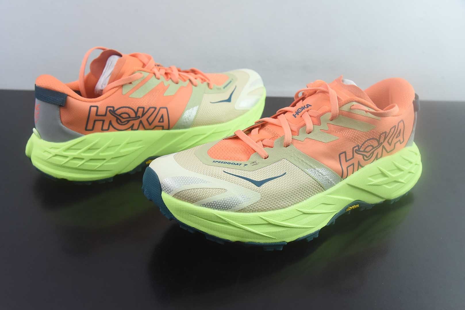 霍伽 HOKA ONE ONE Speed Goat 7 超轻厚底轻量山地 黄色跑步鞋 1171928/PYZ 原版原数据开发打造 区别市面先行通货 最强品质可随意对比 纯原版本 货号:GLF26450839 实拍细节图