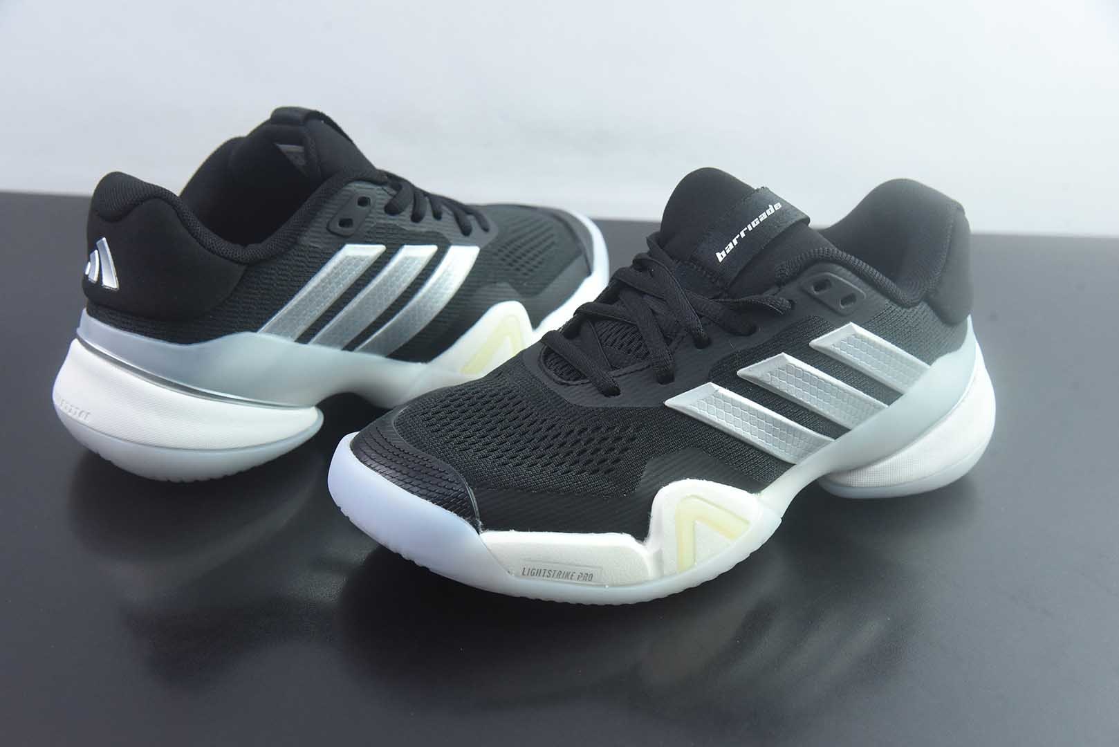 阿迪达斯 Adidas Barricade 14 W 阿迪透气缓震复古 黑色跑步鞋 纯原版本 货号:JR1764 实拍细节图