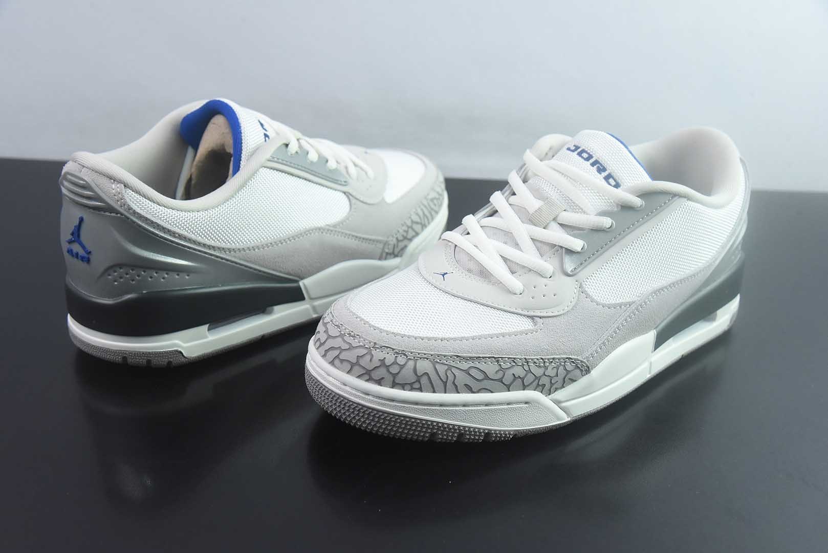 乔丹 Air Jordan N版 小aj3 Ultra Low 黑白低帮篮球鞋 系列 纯原版本 货号:II3794-107 实拍细节图
