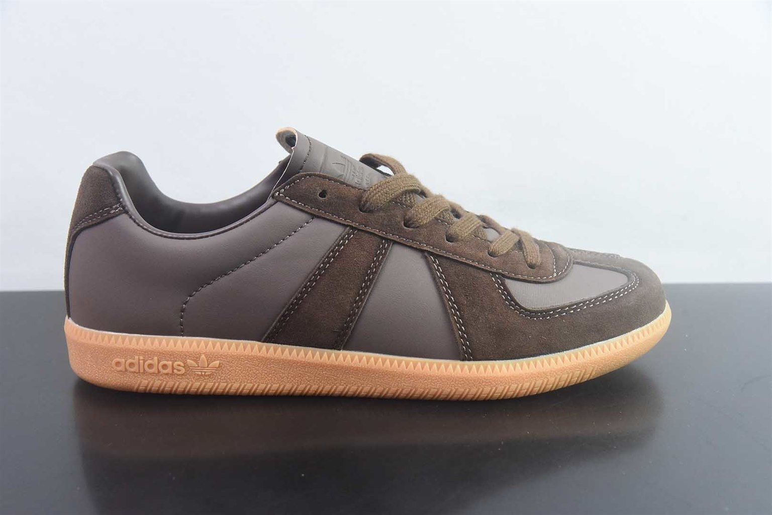 阿迪达斯 Adidas BW Army Lux 棕色德训鞋 纯原版本 货号:LB5654 实拍细节图