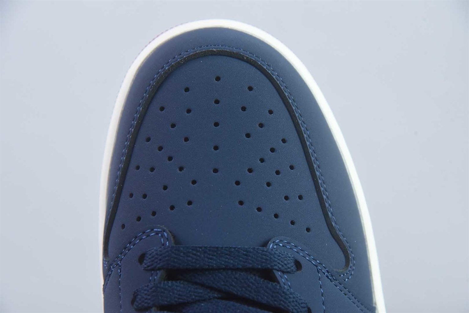 乔丹 Air Jordan 1 RETRO LOW OG 50 蓝 纯原版本 货号：IX8478-410 实拍细节图