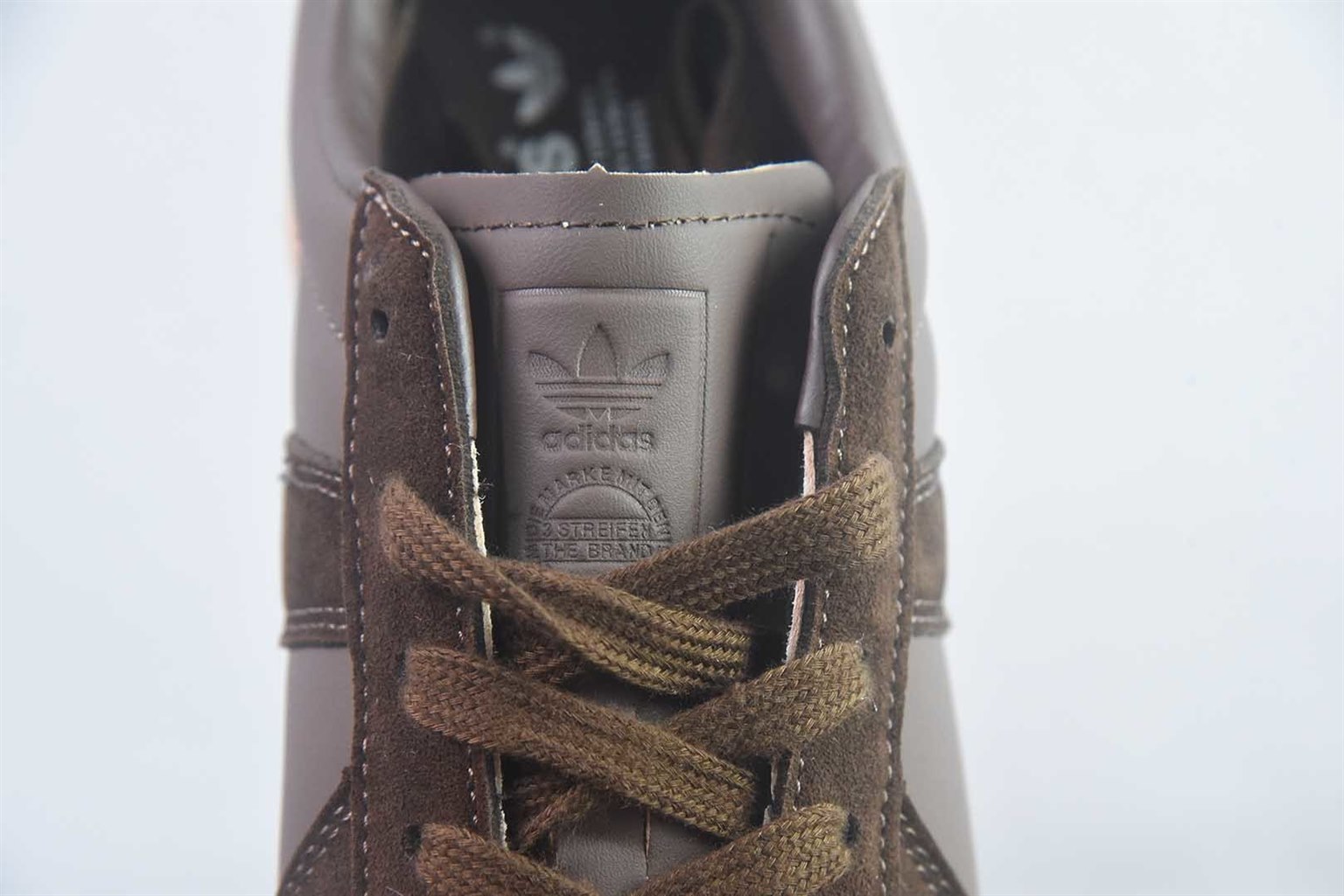阿迪达斯 Adidas BW Army Lux 棕色德训鞋 纯原版本 货号:LB5654 实拍细节图