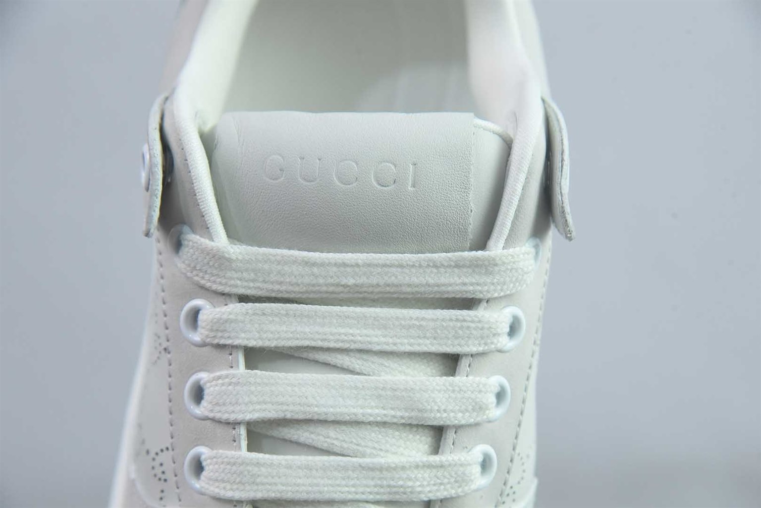 古驰 GUCCI Screener 小脏鞋 紫色休闲鞋 纯原版本 实拍细节图