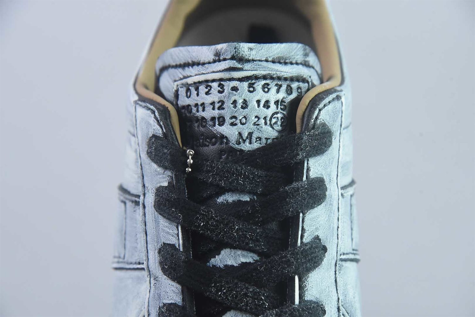 梅森马吉拉 Maison Margiela MM6 22 Replica 白色板鞋 纯原版本 实拍细节图