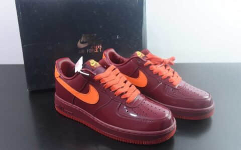 耐克 Nike Air Force 1 Patent Pack 红色 纯原版本 货号：IO4489-601 主图