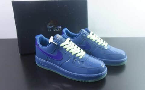 耐克 Nike Air Force 1 Patent Pack 蓝色 纯原版本 货号：IO4489-400 主图