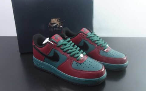 耐克 Nike Air Force 1 Low Patent 牛肉西兰花 红绿低帮板鞋 纯原版本 货号：IX4088-352 主图