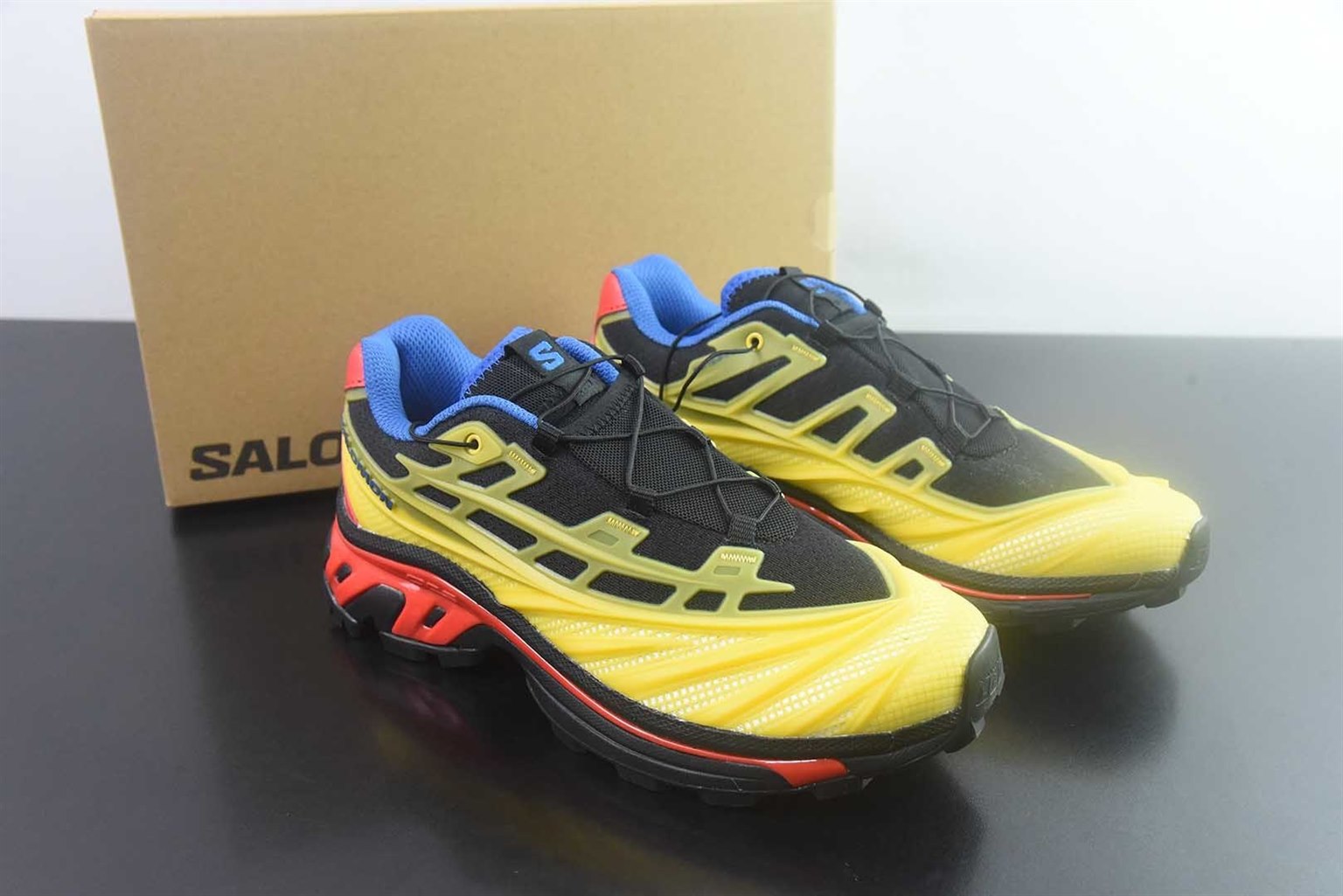 萨洛蒙 SALOMON XT-EVO 低帮 黑红白跑步鞋 纯原版本 货号:455688 主图