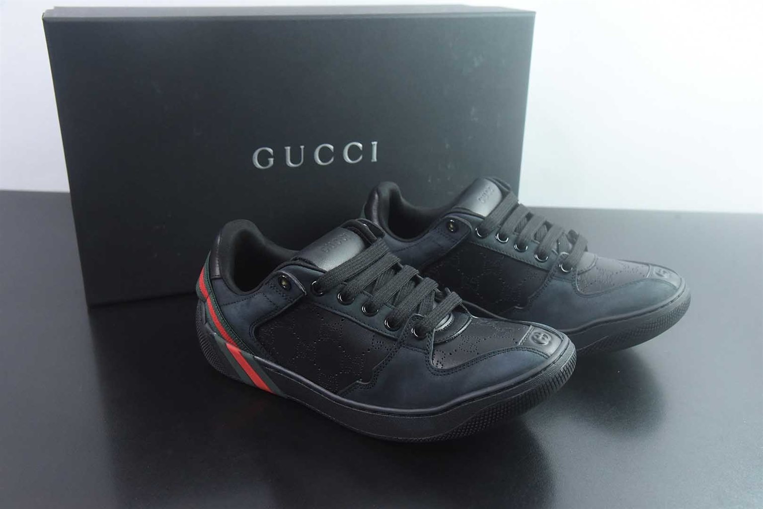 古驰 GUCCI Screener 小脏鞋 紫色休闲鞋 纯原版本 主图