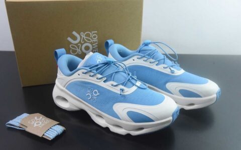 昂跑 ON LOEWE 罗意威 x 联名款 Cloudsolo 系列 白蓝 纯原版本 货号：3MF30660553 主图