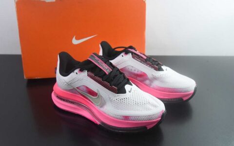 耐克 Nike Air Zoom Pegasus Premium 网面全掌气垫缓震 粉白跑鞋 纯原版本 货号：IR1811-664