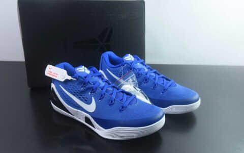 耐克 Nike Kobe 9 科比 9 科九 蓝白实战篮球鞋 纯原版本 货号：IH1401-400 主图