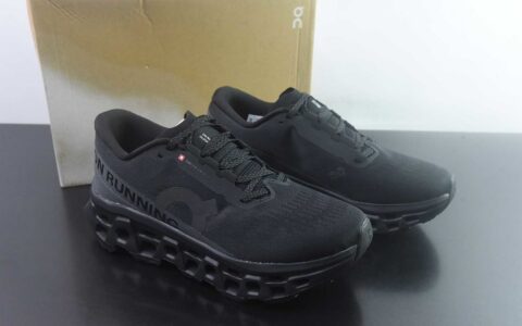 昂跑 ON Cloudmonster 3 舒适 缓震 黑色跑步鞋 3MG10051043 Black 纯原版本 货号：3MG10051043