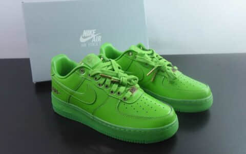 耐克 Nike s2 ‼️ 空军一号 af1 漆皮 巨人 Air Force 1 经典日常 绿色低帮板鞋 青苹果 纯原版本 货号：IV6822-399 主图