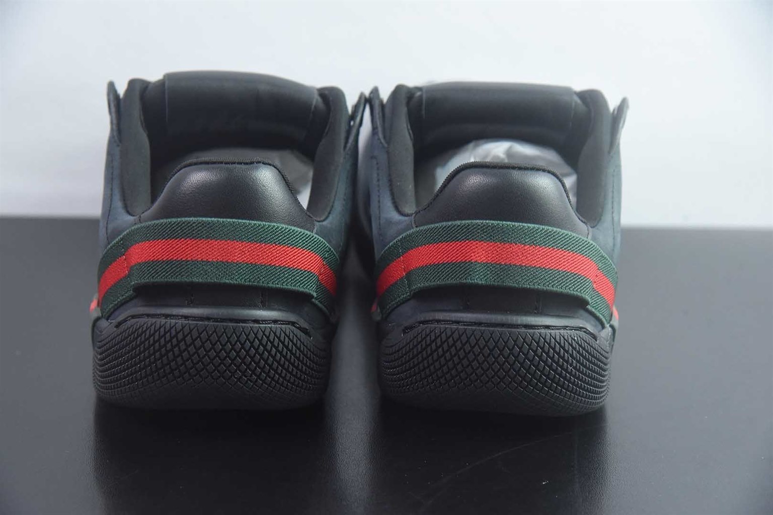 古驰 GUCCI Screener 小脏鞋 紫色休闲鞋 纯原版本 实拍细节图