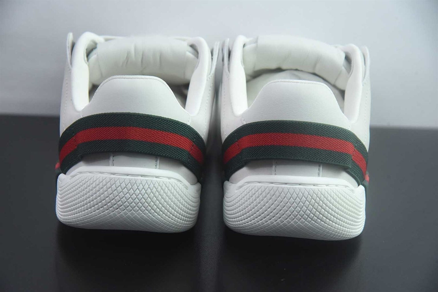 古驰 GUCCI Screener 小脏鞋 紫色休闲鞋 纯原版本 实拍细节图
