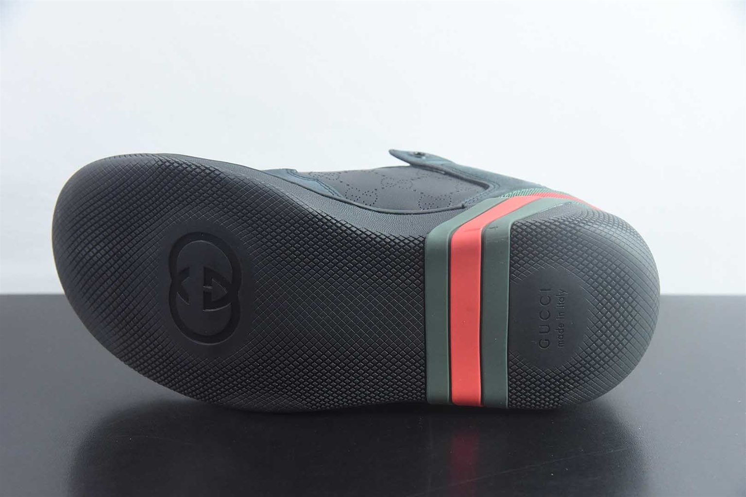古驰 GUCCI Screener 小脏鞋 紫色休闲鞋 纯原版本 实拍细节图