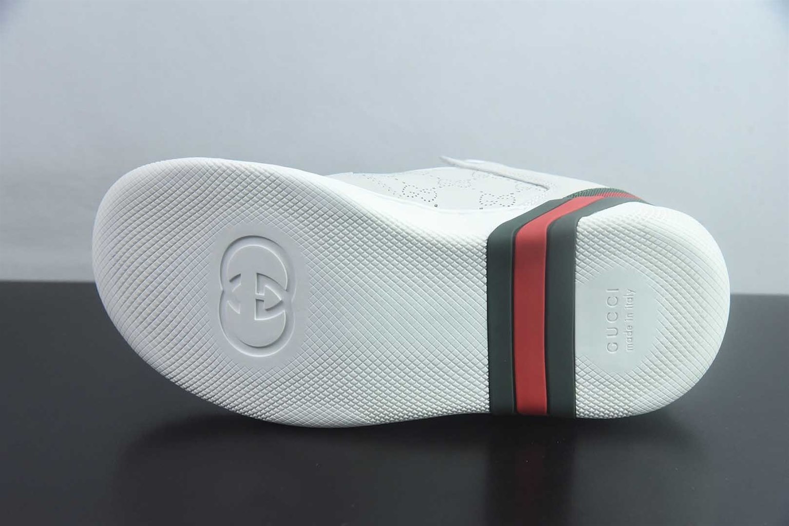 古驰 GUCCI Screener 小脏鞋 紫色休闲鞋 纯原版本 实拍细节图