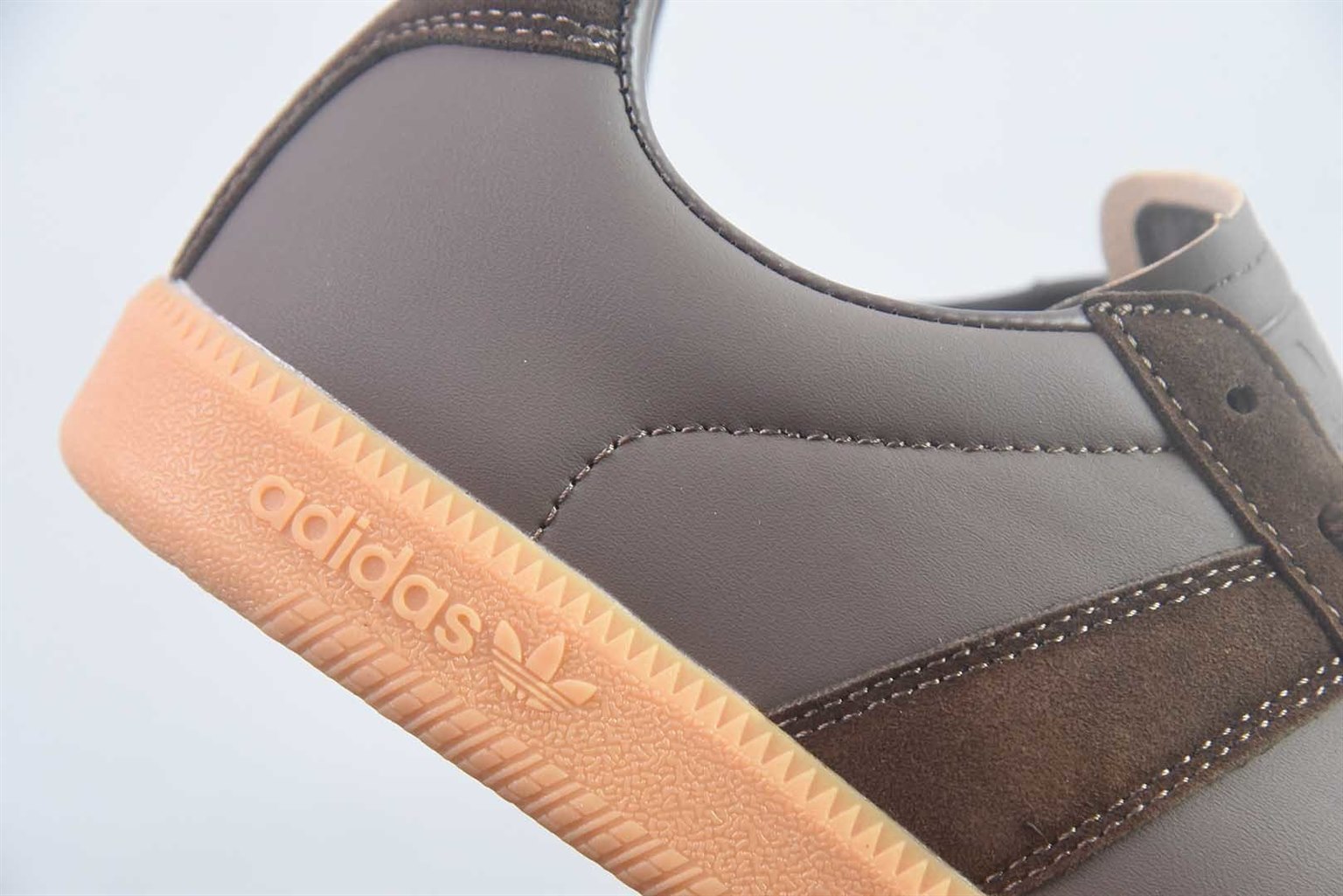 阿迪达斯 Adidas BW Army Lux 棕色德训鞋 纯原版本 货号:LB5654 实拍细节图