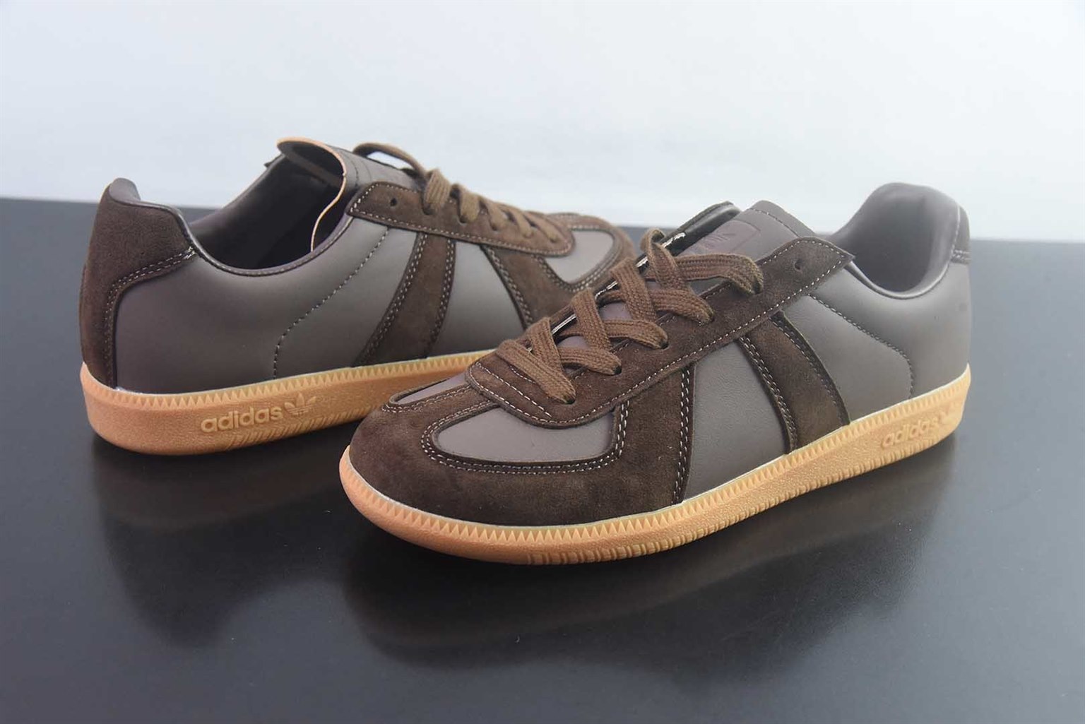 阿迪达斯 Adidas BW Army Lux 棕色德训鞋 纯原版本 货号:LB5654 实拍细节图