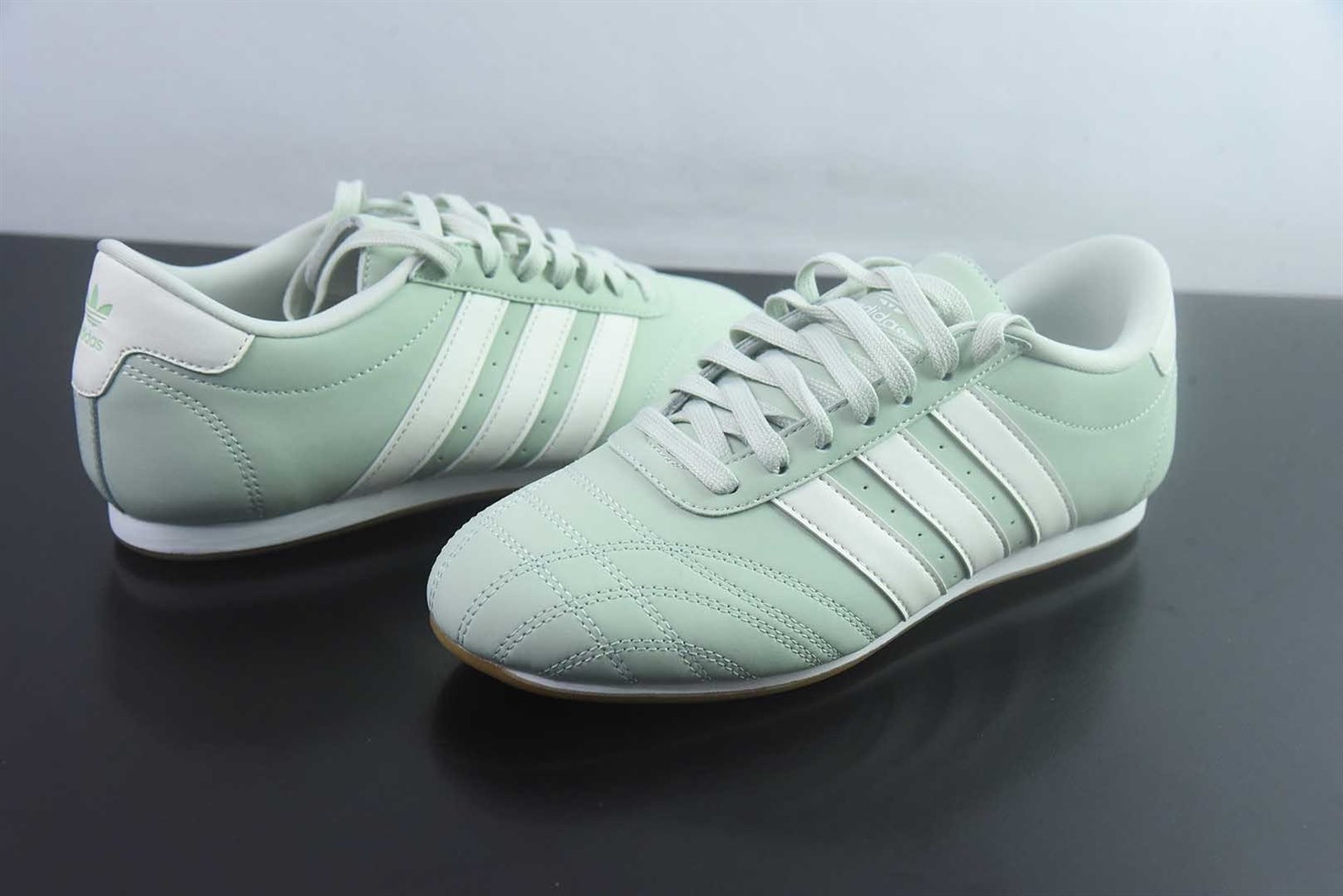阿迪达斯 Adidas Taekwondo 绿白低帮板鞋 纯原版本 货号：JS0710 实拍细节图