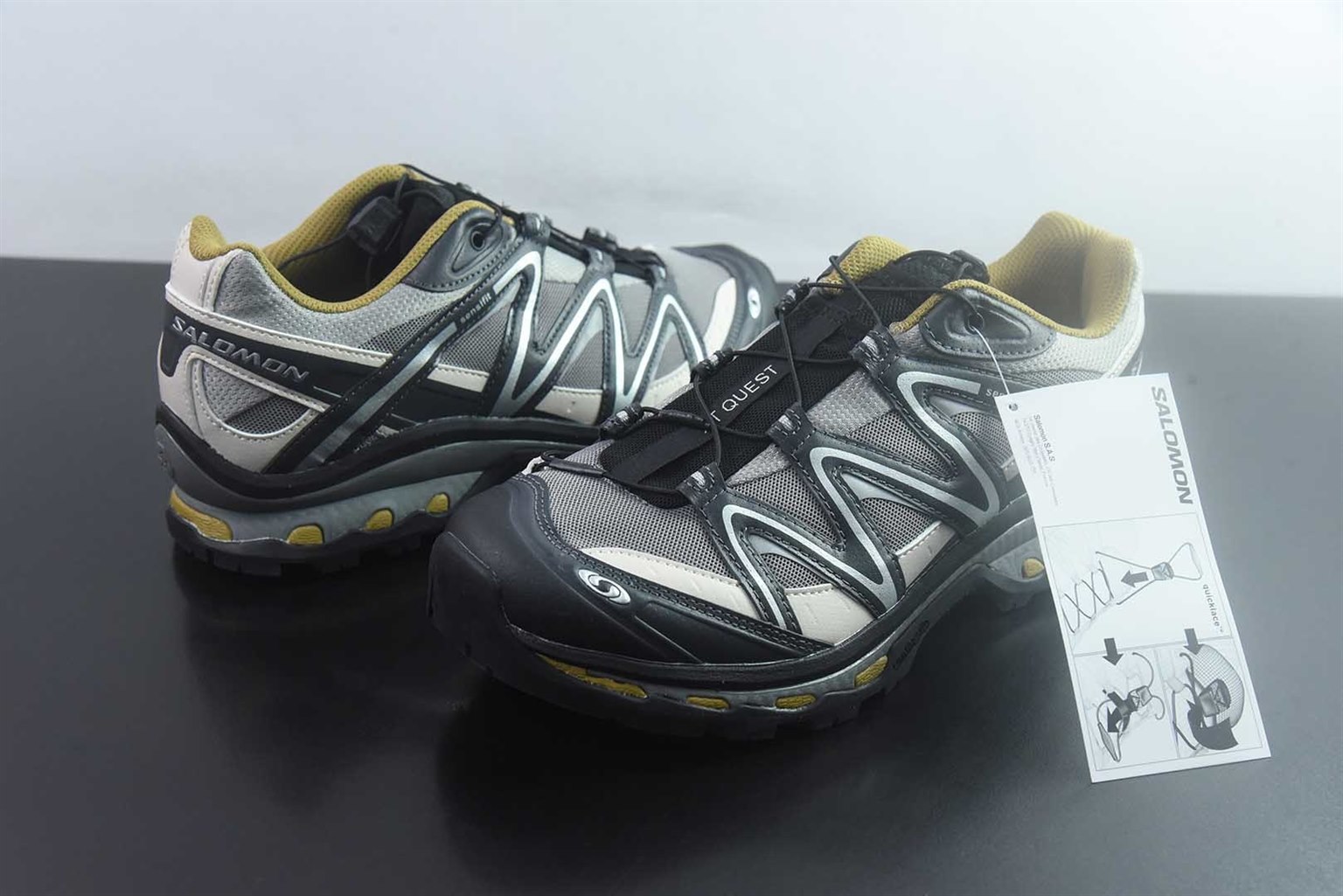 萨洛蒙 SALOMON XT-Quest ADV 探索者系列户外越野 黑色跑鞋 纯原版本 货号：491476 实拍细节图